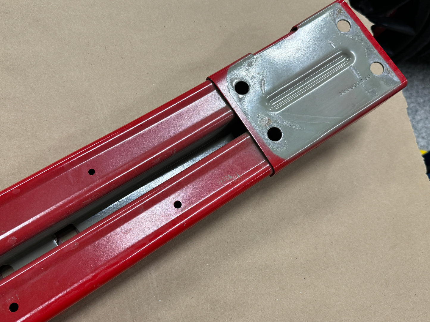 2015-2017 Ford Mustang GT Front Bumper Support Reinforcement Red