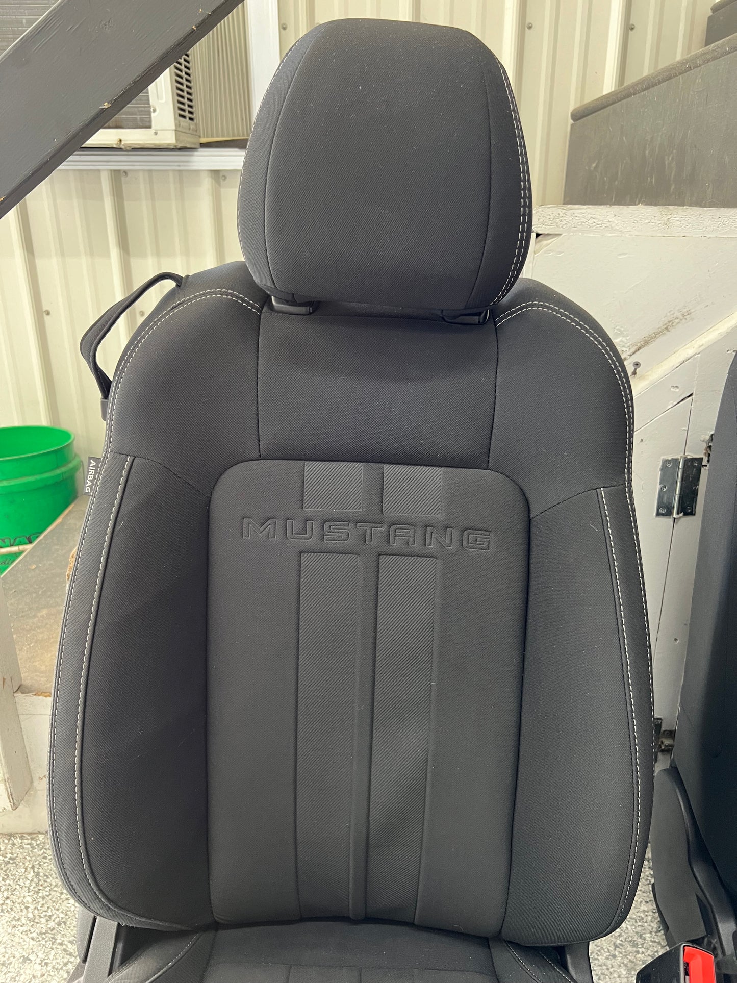 2018-2023 Ford Mustang GT Black Cloth Seats Coupe Front Rear Power Seats