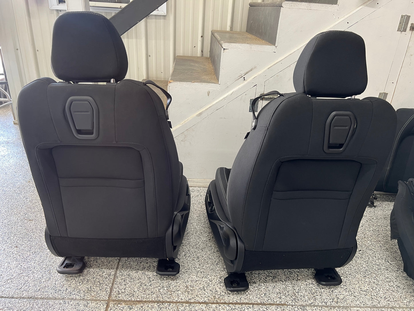 2018-2023 Ford Mustang GT Black Cloth Seats Coupe Front Rear Power Seats