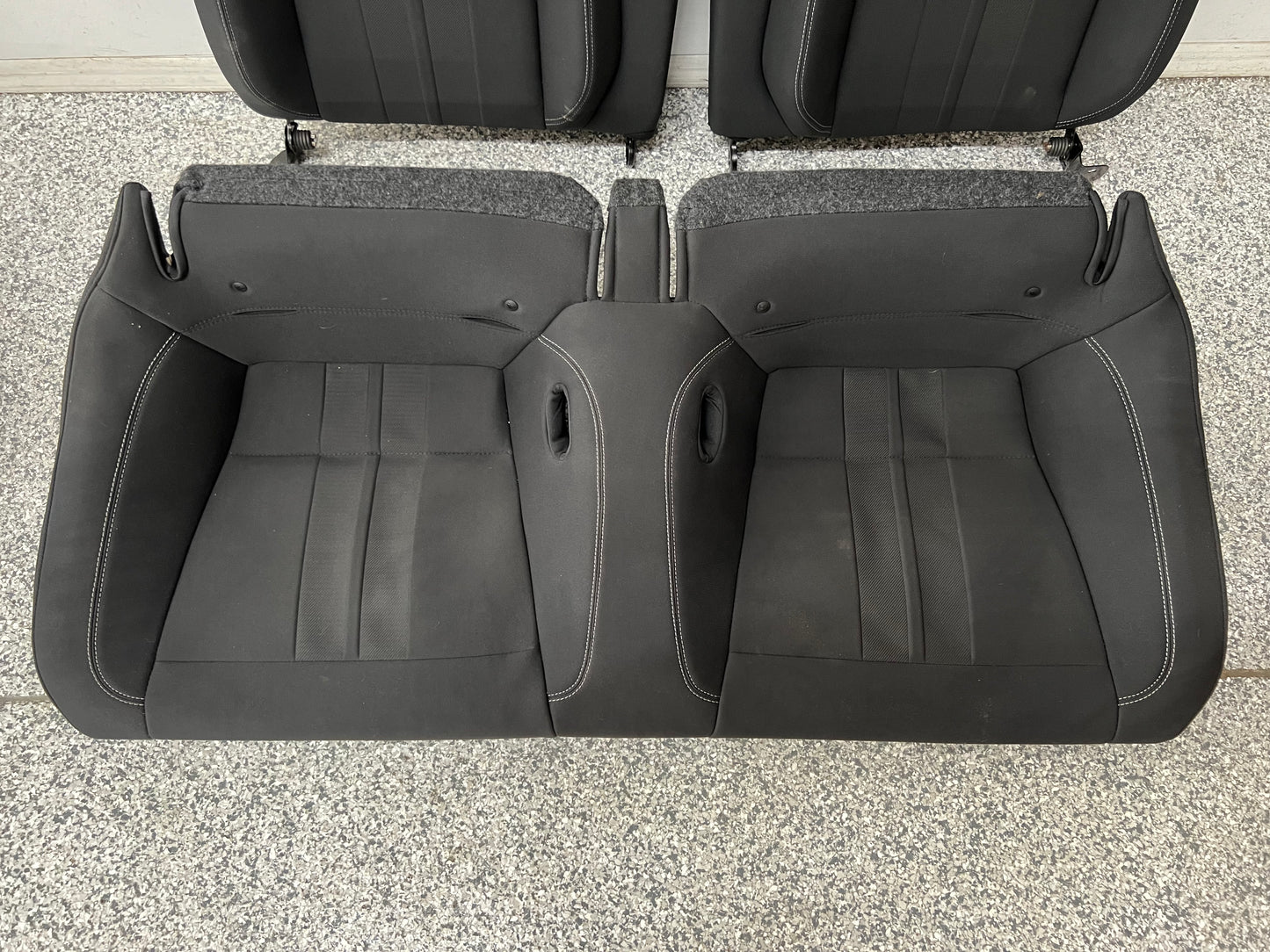 2018-2023 Ford Mustang GT Black Cloth Seats Coupe Front Rear Power Seats