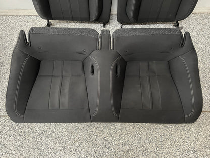 2018-2023 Ford Mustang GT Black Cloth Seats Coupe Front Rear Power Seats
