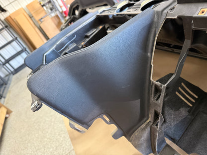 2018-2023 Ford Mustang GT 5.0 Leather Dash Pad Frame "Red Stitch"