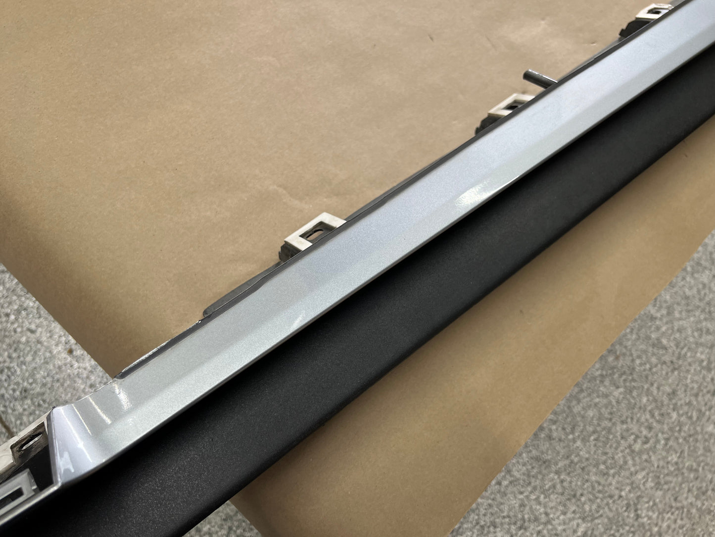 2015-2023 Ford Mustang GT Ecoboost LH Driver Side Skirt Molding "Silver"