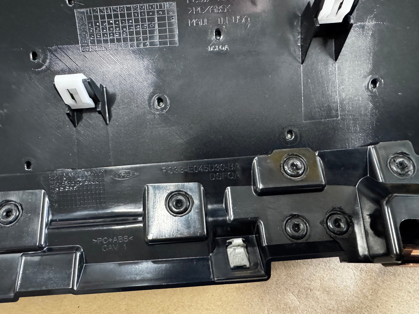 2023-2025 Ford F-250 F-350 LH Driver Dashboard Panel Assembly Black Tremor