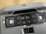 2023-2025 Ford F-250 F-350 Overhead Console Sunroof Back Glass Buttons Grey OEM