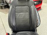 2015-2017 Ford Mustang GT Black Leather Front & Rear Seats Power Premium