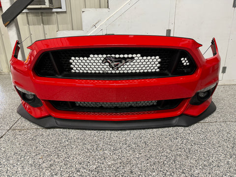 2015-2017 Ford Mustang GT Front Bumper Take Off Red