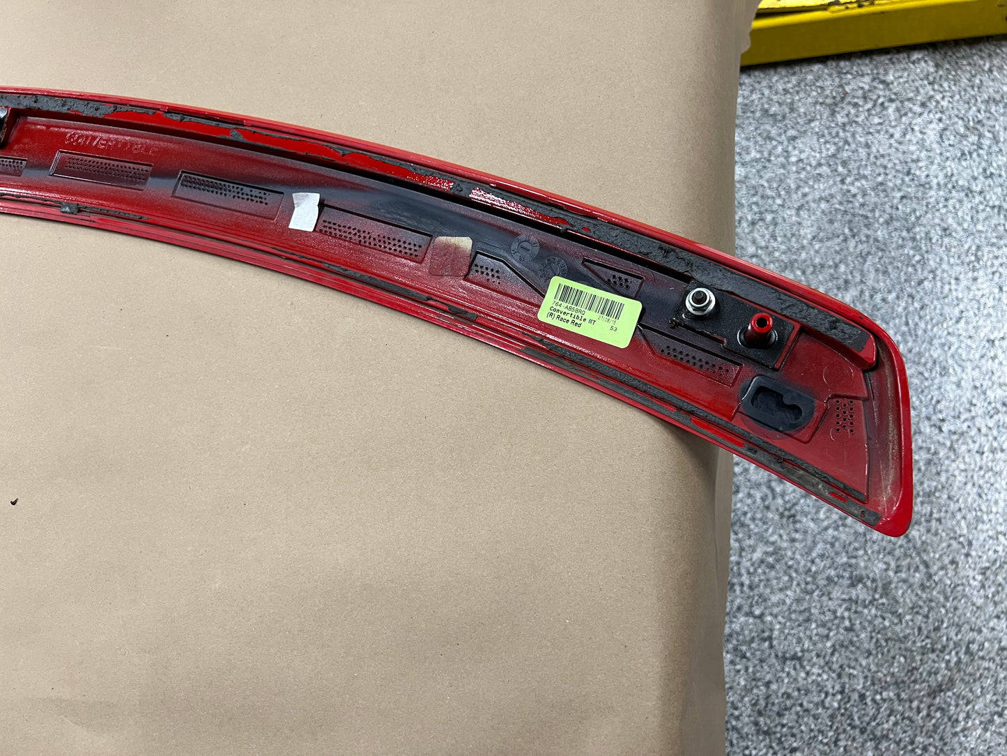 2015-2023 Ford Mustang 5.0 GT Model Spoiler Trunk Convertible "Race Red"