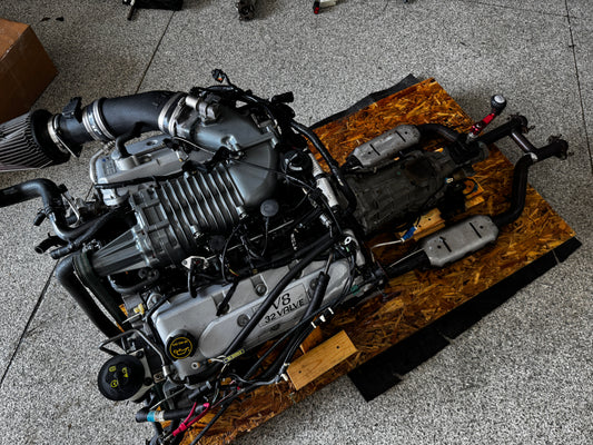 2004 Mustang Cobra SVT Supercharged 4.6 DOHC Engine Drivetrain T 56 22k Miles