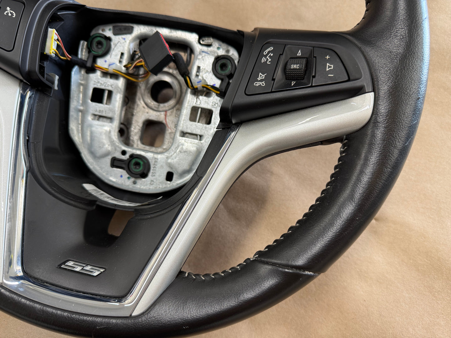 2012-2015 Chevy Camaro SS Steering Wheel Black "Manual"