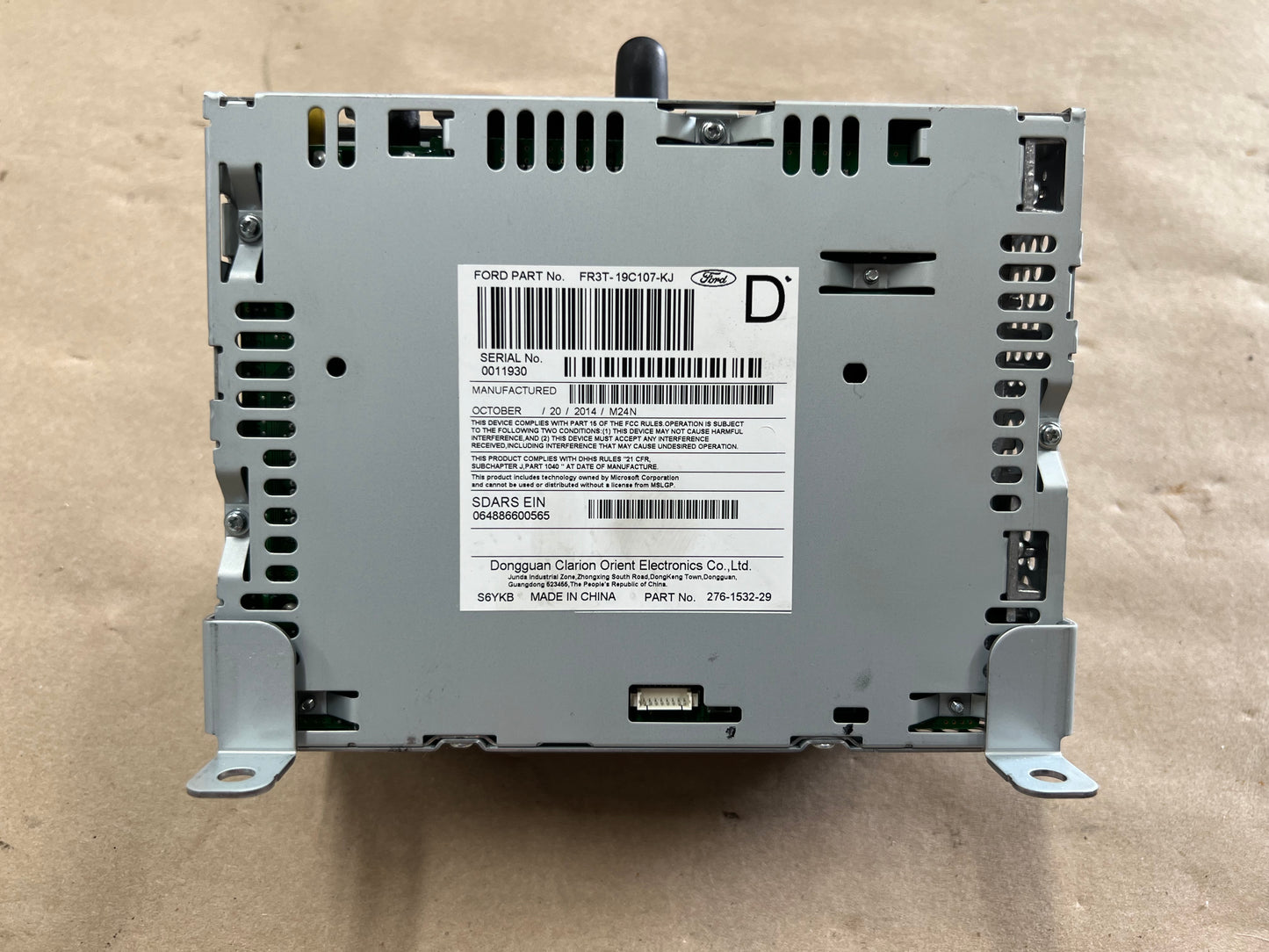 2015 Ford Mustang Radio Head Unit Touch Screen