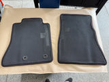 2015-2023 Ford Mustang California Special Front Floor Mats Carpet "Red Stitch"