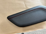2018-2023 Mustang GT Center Console Top Interior Trim Pieces Leather Red Stitch