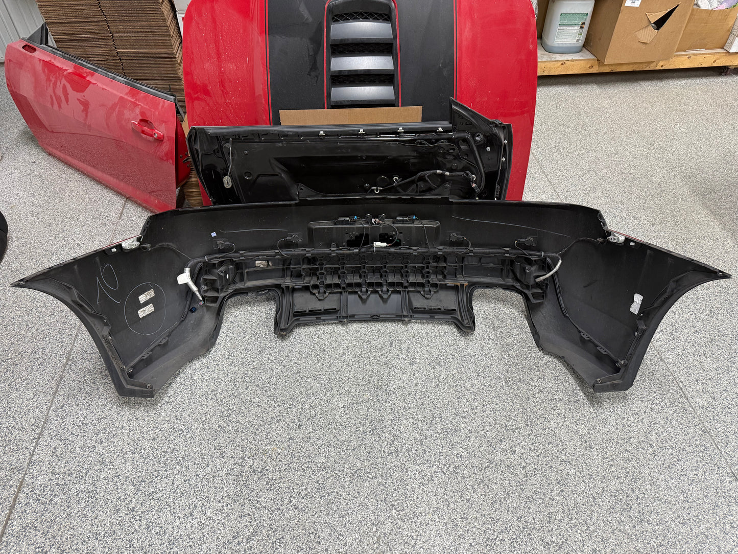 2014-2015 Chevrolet Camaro ZL1 Rear Bumper Complete Parking Sensors "Black"