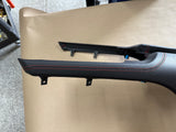 2018-2023 Mustang GT Center Console Top Interior Trim Pieces Leather Red Stitch