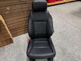 2023-2025 F-250 F-350 Super Duty Front Rear Black Leather Seats Crew Cab