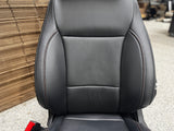 2023-2025 F-250 F-350 Super Duty Front Rear Black Leather Seats Crew Cab