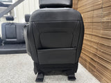 2023-2025 F-250 F-350 Super Duty Front Rear Black Leather Seats Crew Cab