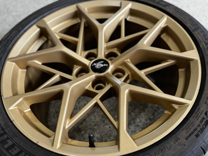 2021-2023 Mustang Mach One Wheels Bronze 19x10.5 19x11 Michelin Pilot Sports 4S