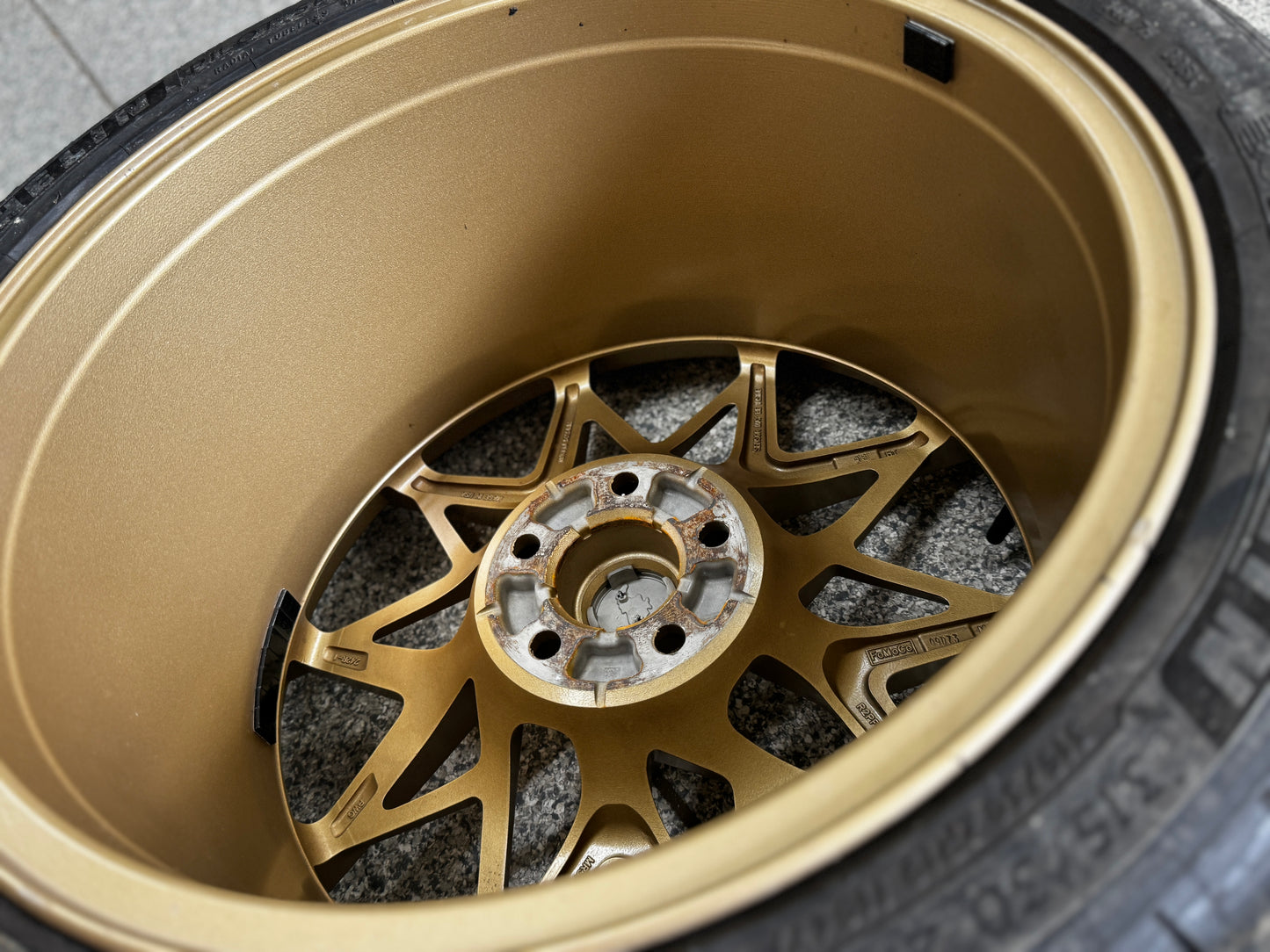 2021-2023 Mustang Mach One Wheels Bronze 19x10.5 19x11 Michelin Pilot Sports 4S
