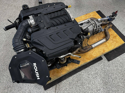 2018 Mustang 5.0 Coyote Gen 3 Engine Drivetrain MT-82 Roush SC 32k miles