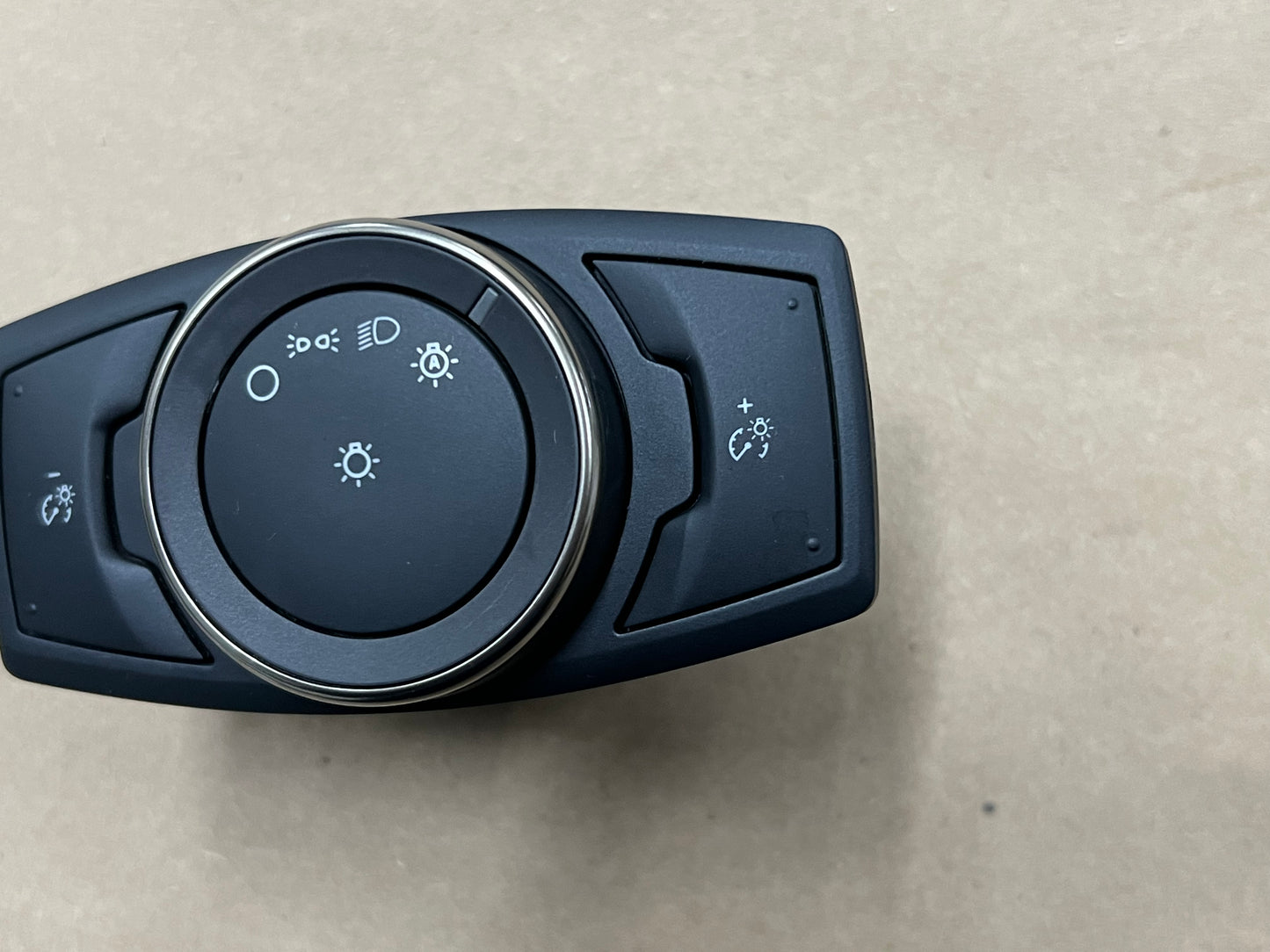 2020-2022 Mustang GT500 Headlight Switch Knob Black Chrome