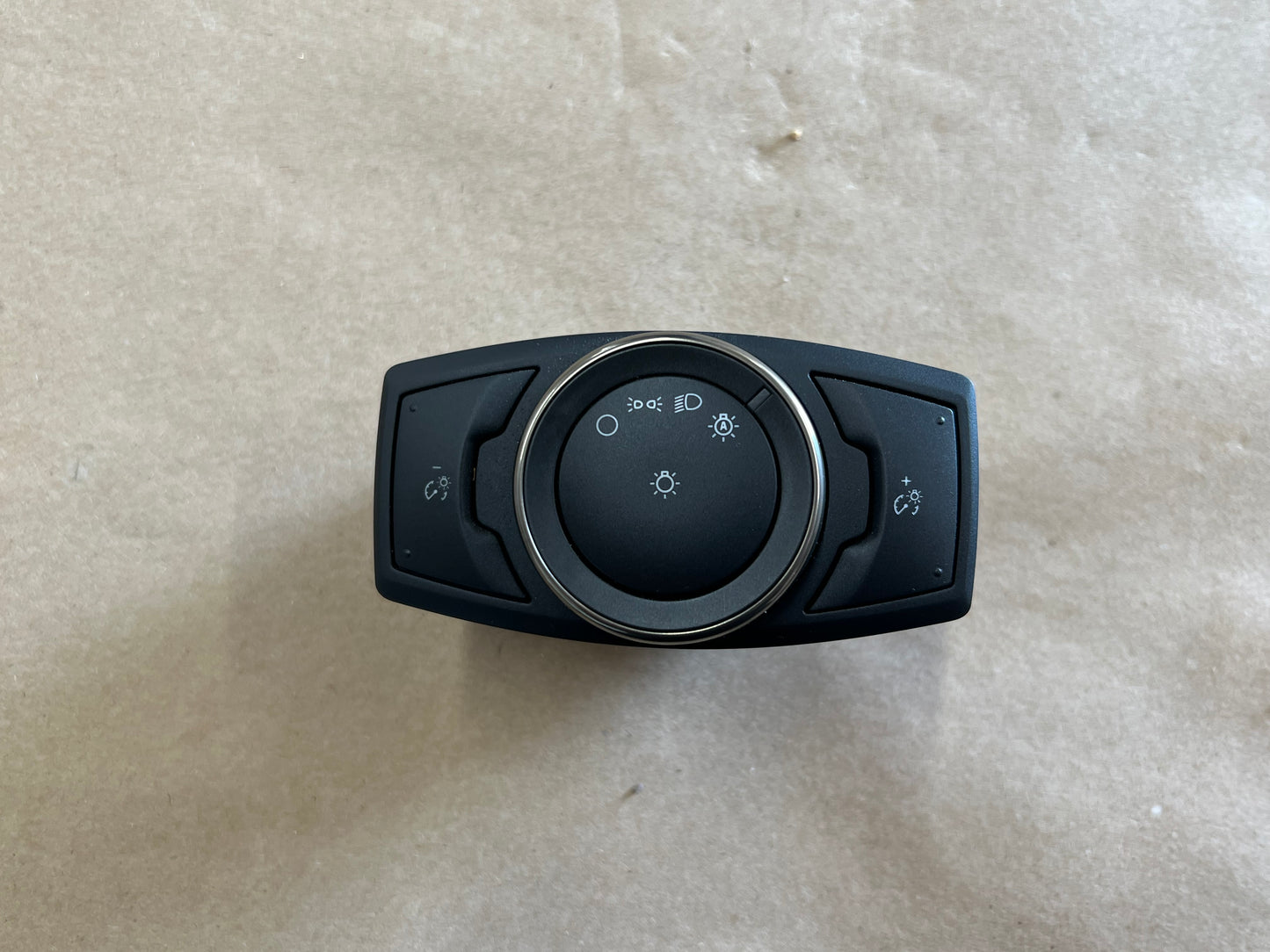 2020-2022 Mustang GT500 Headlight Switch Knob Black Chrome