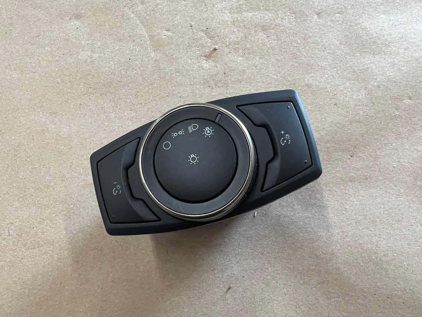2020-2022 Mustang GT500 Headlight Switch Knob Black Chrome
