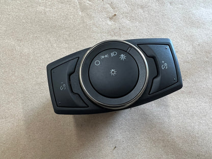 2020-2022 Mustang GT500 Headlight Switch Knob Black Chrome