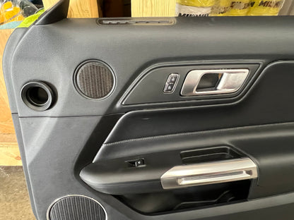 2018-2021 Mustang GT V6 EcoBoost RH Passenger Leather Insert Door Panel Soft