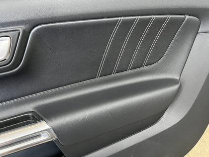 2018-2021 Mustang GT V6 EcoBoost RH Passenger Leather Insert Door Panel Soft