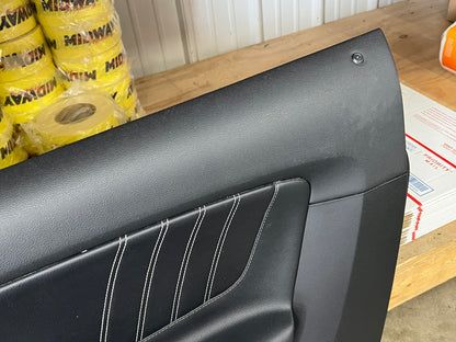 2018-2021 Mustang GT V6 EcoBoost RH Passenger Leather Insert Door Panel Soft