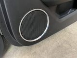 2018-2021 Mustang GT V6 EcoBoost LH RH Premium Leather Insert Door Panels Pair