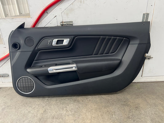 2018-2021 Ford Mustang GT Eco Boost RH Passenger Leather Insert Door Panel 2k mi