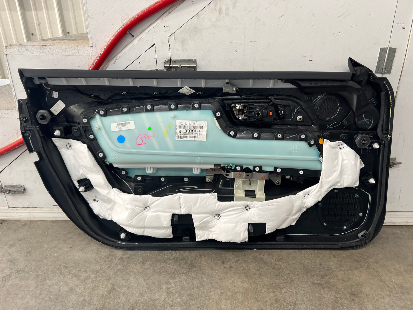 2018-2021 Ford Mustang GT Eco Boost RH Passenger Leather Insert Door Panel 2k mi
