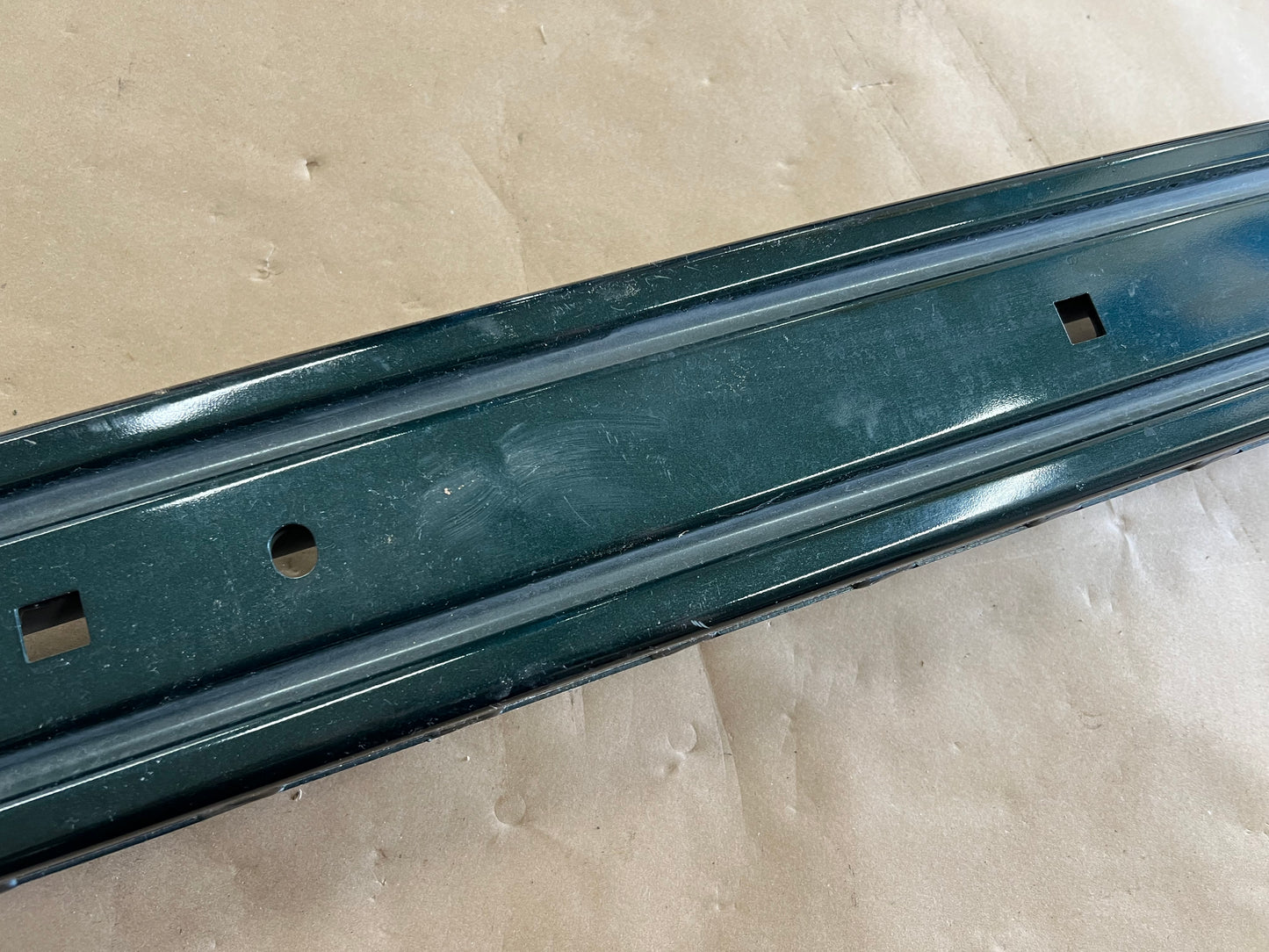 2018-2022 Ford Mustang GT Front Bumper Support Reinforcement Green