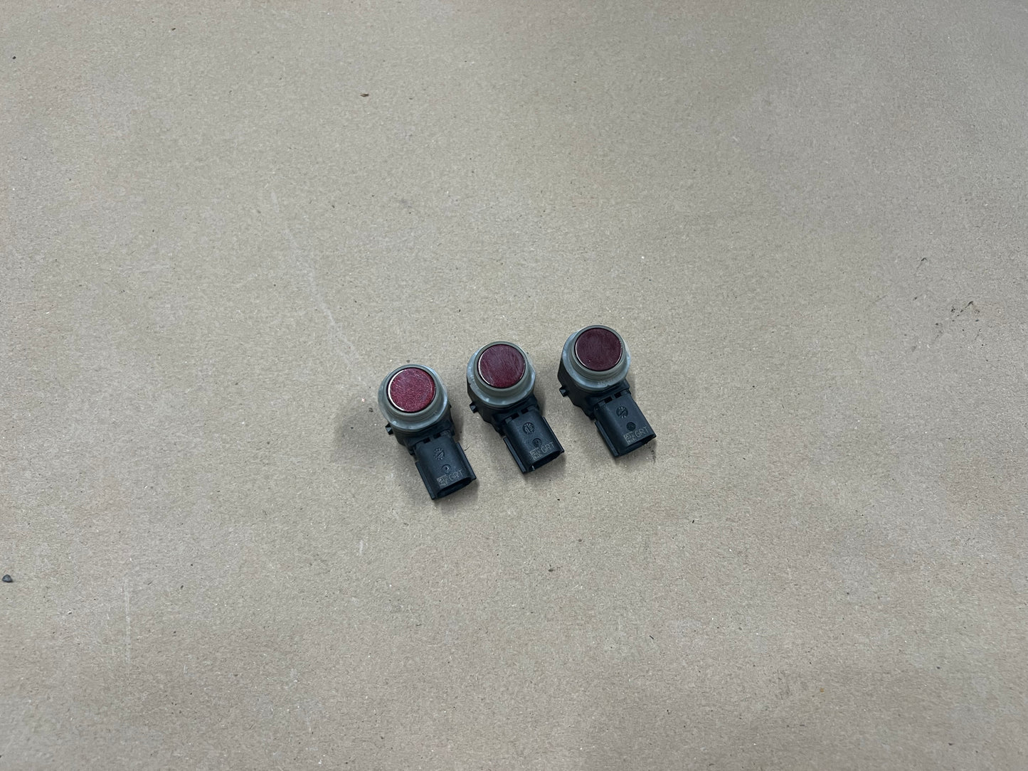 2015-2022 Ford Mustang GT Parking Assist Sensors (3) "Red Crimson"