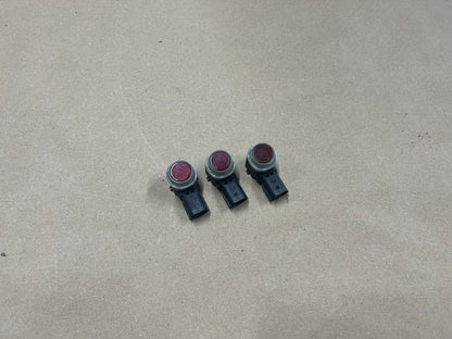 2015-2022 Ford Mustang GT Parking Assist Sensors (3) "Red Crimson"