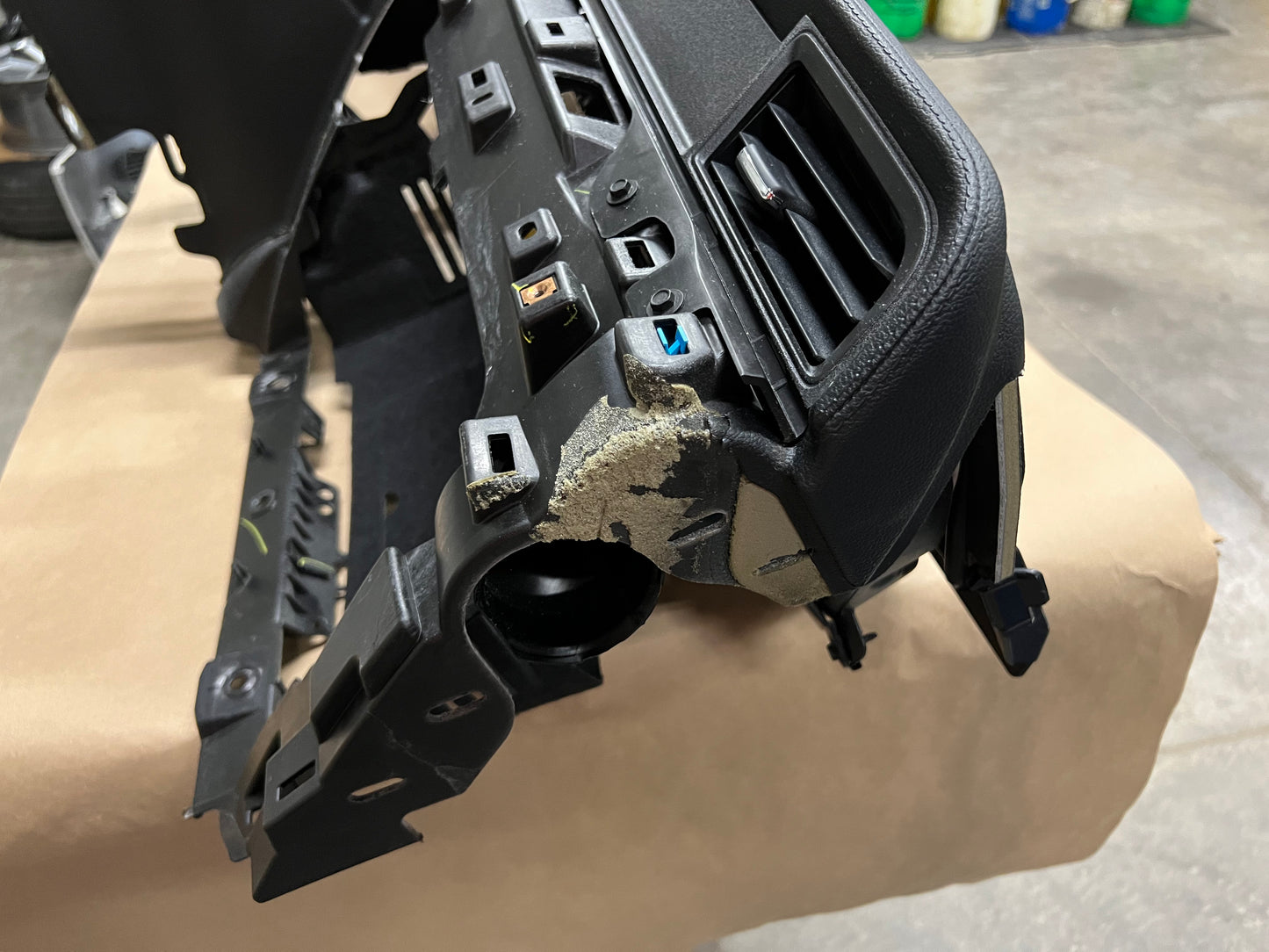 2015-2017 Ford Mustang GT 5.0 Leather Dash Pad Frame