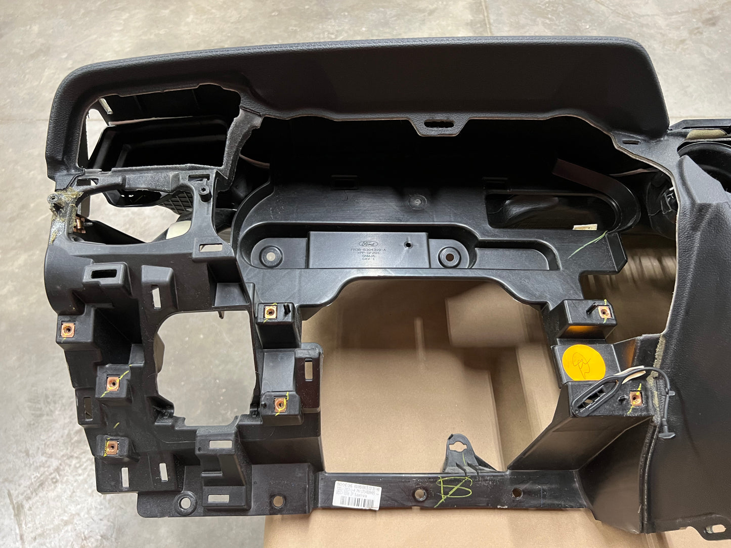2015-2017 Ford Mustang GT 5.0 Leather Dash Pad Frame