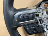 2015-2017 Ford Mustang GT Leather Steering Black Wheel "Manual" - OEM