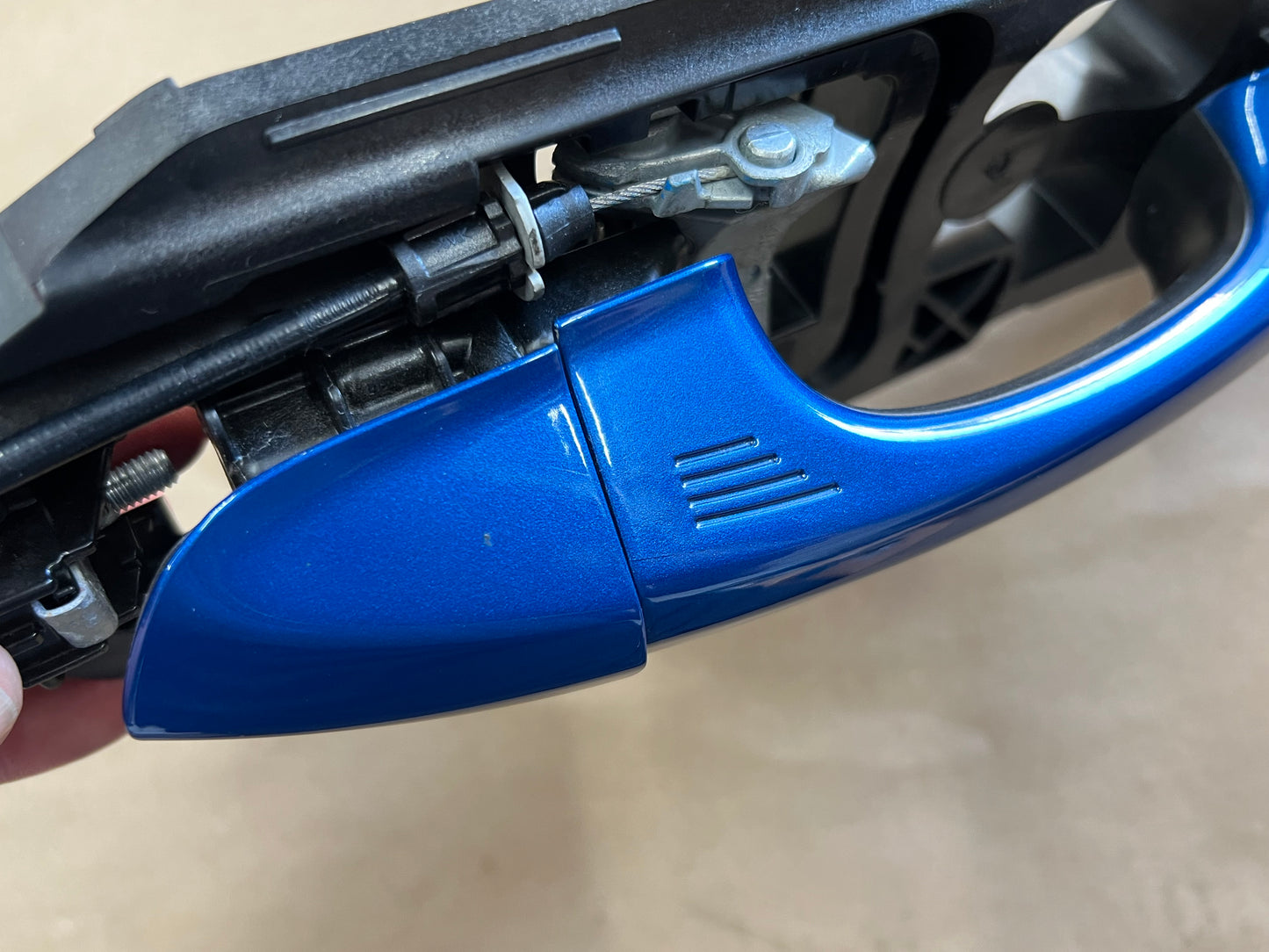 2015-2021 Ford Mustang RH Passenger Side Door Handle Blue