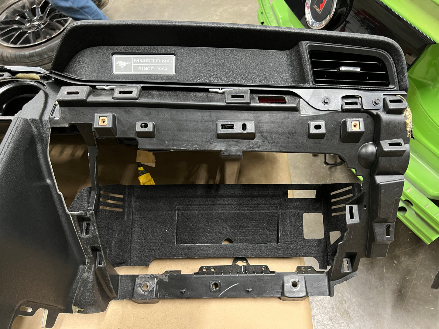 2015-2017 Ford Mustang GT 5.0 Leather Dash Pad Frame