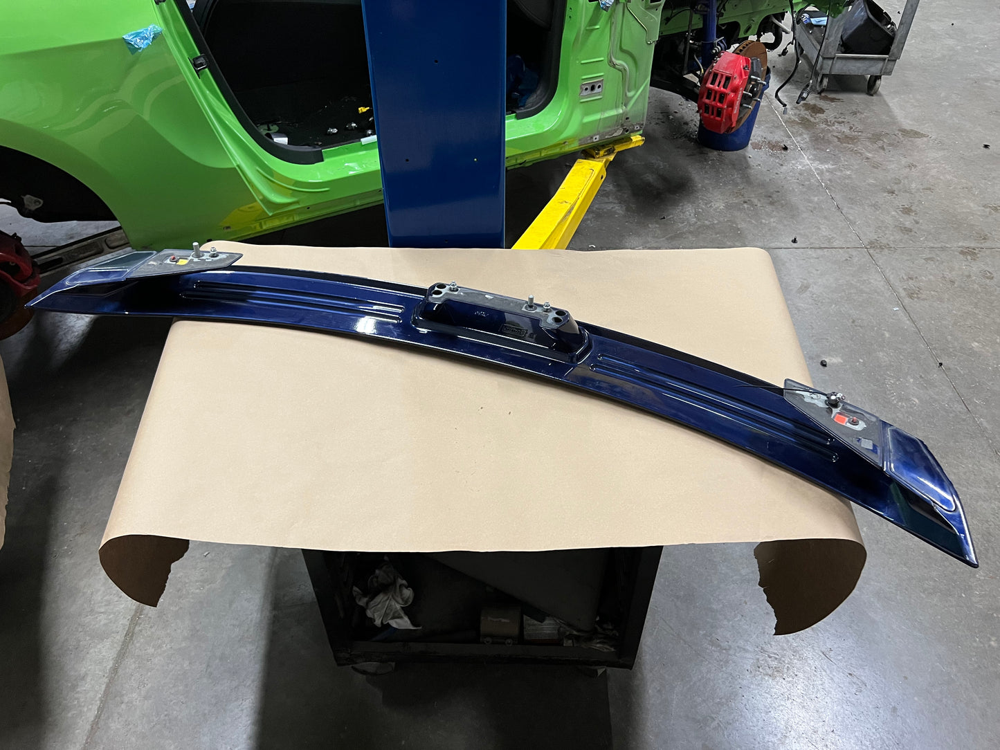 2018-2023 Ford Mustang GT V6 EcoBoost Rear Trunk 4-Post Spoiler "Blue"
