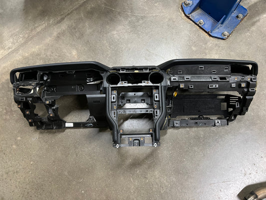 2018-2022 Ford Mustang Bullitt GT 5.0 PP1 Leather Dash Pad Frame Green Stitch