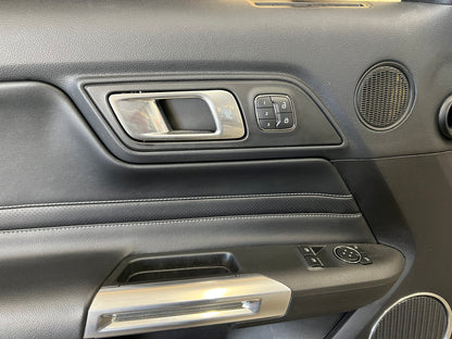 2018-2023 Mustang GT V6 EcoBoost LH RH Premium Leather Insert Door Panels Pair