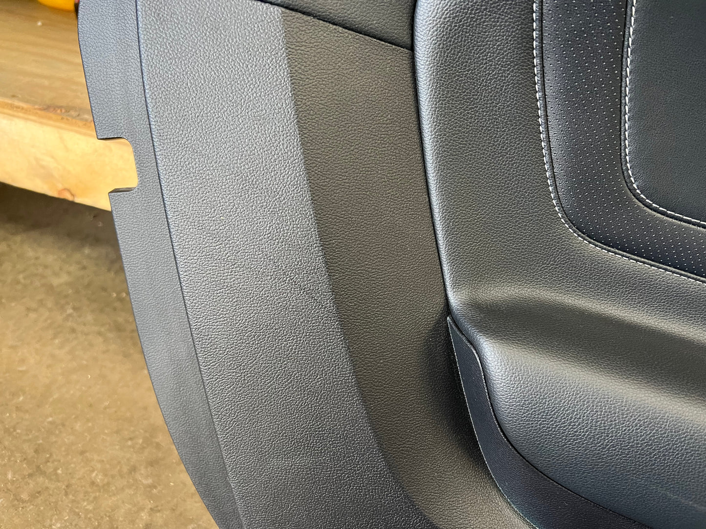 2018-2023 Mustang GT V6 EcoBoost LH RH Premium Leather Insert Door Panels Pair