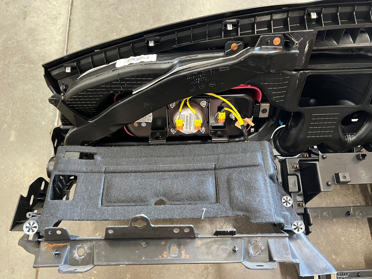 2015 2016 2017 Ford Mustang GT 5.0 Leather Dash Pad Frame - OEM
