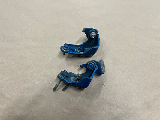 2015-2021 Mustang GT GT500 GT350 Door Hinges LH Driver Upper Lower "Blue" E7